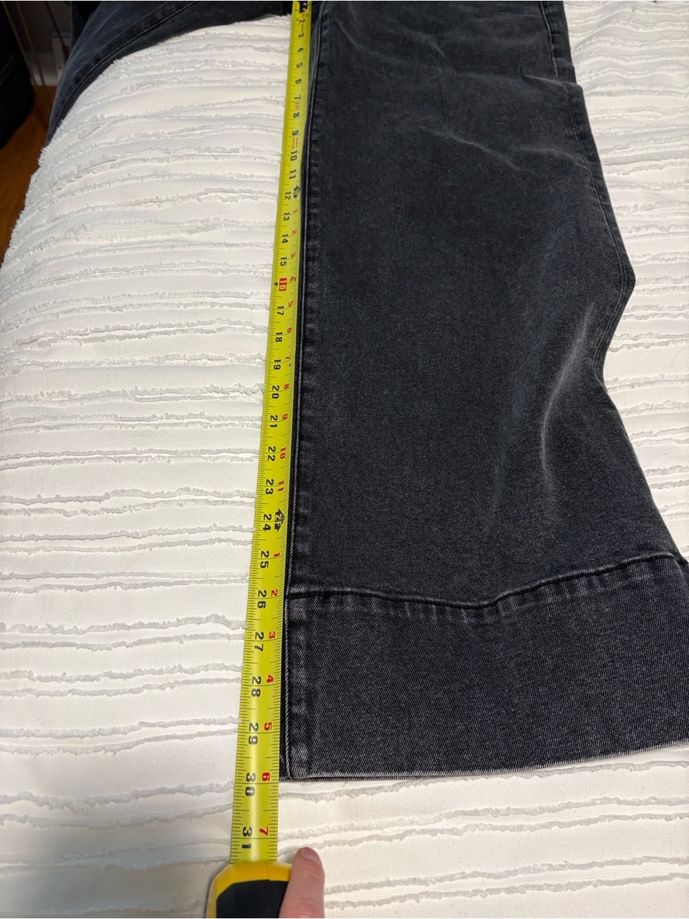 Cabi Lennox Wide Leg Women's Jeans - Charcoal Gray - Picture 7 of 9